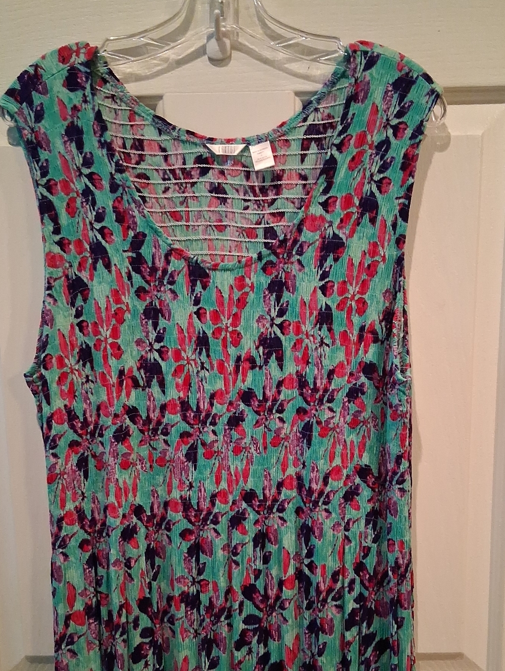 Kaktus 2x Maxi Dress- Teal, Pink & Purple